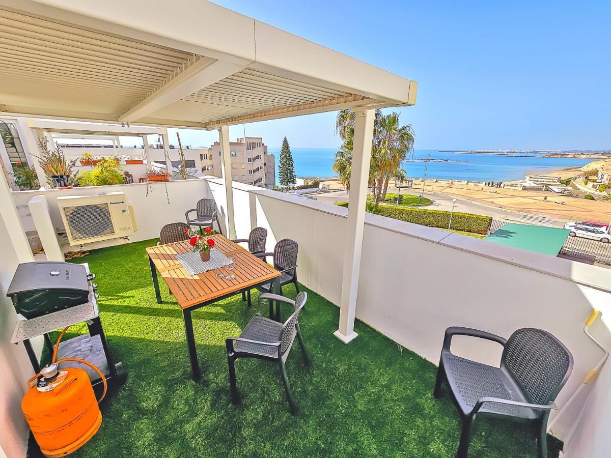 Oceanfront Duplex With A Rooftop Pool And Terrace El Puerto de Santa Maria Exterior photo